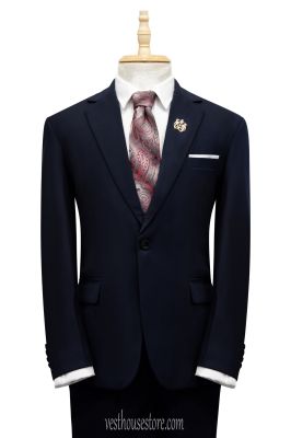 Bộ Suit Luxury Xanh Đen V1NGANG-105-9