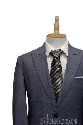 Bộ Suit Luxury Xám Nhạt Sang Trọng V2NHON-105-4